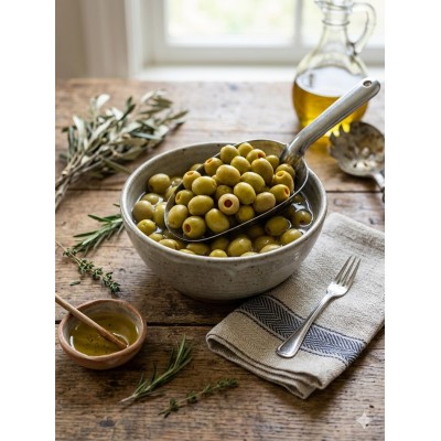 Domates dolgulu yeşil zeytin 1kg