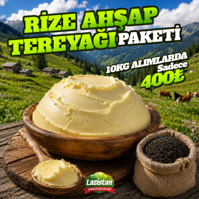 RİZE AHŞAP YAYIK TEREYAĞI