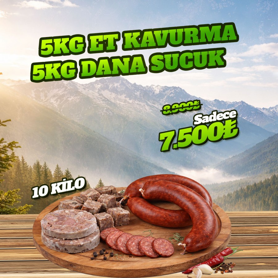5KG Et Kavurma - 5KG Dana Sucuk Kampanyası